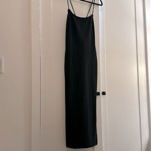 Elodie Black Midi Stretch Dress - NWT